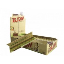 Χαρτάκι Στριφτού Raw Organic μεγέθους 1 και 14 , 50 φύλλα κουτί 24 τεμαχίων