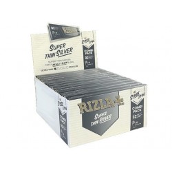 Χαρτάκια King Size Rizla Silver 32 με τζιβάνες κουτί 24 τεμαχίων